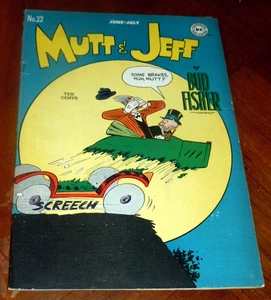 MUTT AND JEFF #22 (1946) FEIN - (5,5) Zustand. BUD FISHER, AL SMITH, SHELDON MAYER - Bild 1 von 6