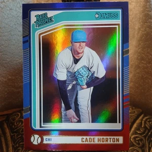 2024 Panini Donruss - Rated Prospects Cade Horton #133 Red & Blue (RC) - Picture 1 of 4