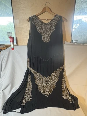 Vestido vintage con cuentas, años 30 Foto 1 de 4