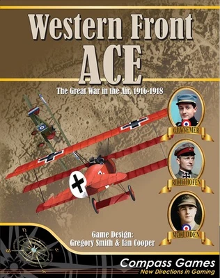 Compass Games Western Front Ace: The Great War in the Air, 1916-1918 CPA 1162 - Изображение 1 из 3