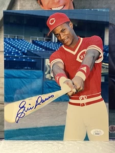 Eric Davis Cincinnati Reds Signed 8x10 Photo - JSA /Coa - Picture 1 of 3