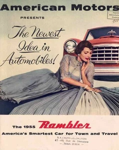 Katalog Prospekt 1955 American Motors Nash Rambler USA - Bild 1 von 2