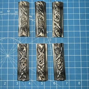 Cote Tafelmesser Essstäbchen Auflagen Silber Teller 5er Set Tischdeko - Bild 1 von 3