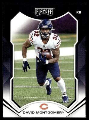 2021 Panini Playoff David Montgomery Chicago Bears #128 - Image 1 of 2
