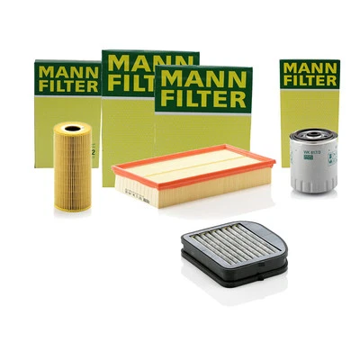 Kit de filtro de aceite de motor de combustible de cabina de aire Mann-Filter para Mercedes-Benz E300 Foto 1 de 2