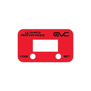 Ultimate9 EVC Throttle Controller Coloured Face Plate - Red - Picture 1 of 1