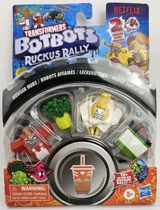 Transformers BotBots Ruckus Rally Mini Figure 5 Pack  Hunger Hubs  - Picture 1 of 2