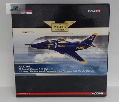 Corgi AA37402 A-4F Skyhawk USN "The Blue Angels", Pensacola NAS, Florida, 74 -85 - Image 1 of 4