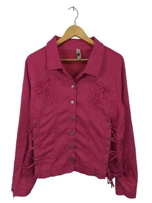 TREDY Übergangsjacke Damen Jacke Gr. DE 46 pink Casual-Look - Bild 1 von 4