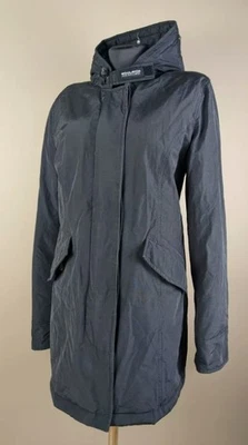 Woolrich Hooded Winter Parka Jacket Black Insulated Coat Womens Size L - Image 1 of 4