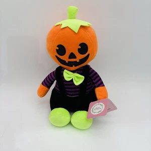 June Garden Dolce Dolly Zucca Jack o Latern Halloween Peluche Imbottito Arancione 4 - Foto 1 di 8