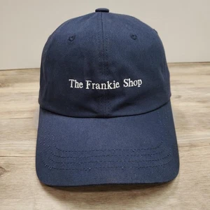 The Frankie Shop Hat Cap Strap Back Navy Blue Dad Hat Cotton Embroidered Mens - Picture 1 of 12