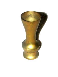 Vintage Brass Bud Vase, 5.75" Tall Made in India, Solid Brass - Picture 1 of 4