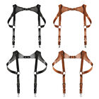 Mens Shoulder Strap Casual Suspenders Clip Or Hooks Chest Harness Stylish Punk