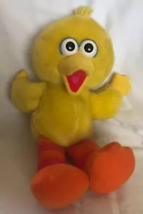 Peluche vintage 1996 Tyco Strange Street 10"" Tickle Me Big Bird Laughing Talking - Imagen 1 de 3