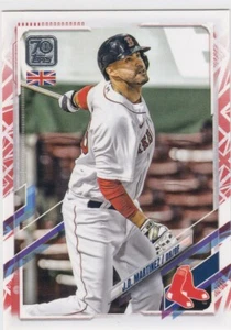 2021 Topps 70th UK J.D. Martinez Big Ben Parallel #187 20/99 Red Sox - Bild 1 von 1