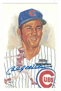 Handsignierte BILLY WILLIAMS Perez Steele Postkarte mit Echtheitszertifikat - Bild 1 von 1