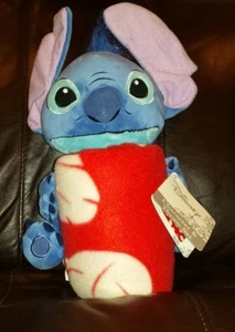 Disney Lilo and Stitch Plush Set Toy & Throw Blanket 🌺 NEW - Picture 1 of 5
