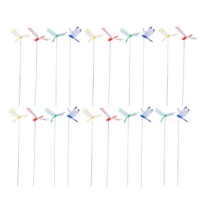 20 Pcs Dragonfly Yard Stake Simulated Decoration Garden Ornament - Picture 1 of 8