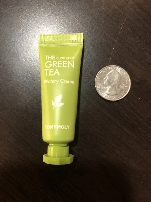 TONYMOLY The Chok Chok Green Tea Watery Cream Travel Mini 10 ml/0.35 oz  NWOB - image 1 of 2
