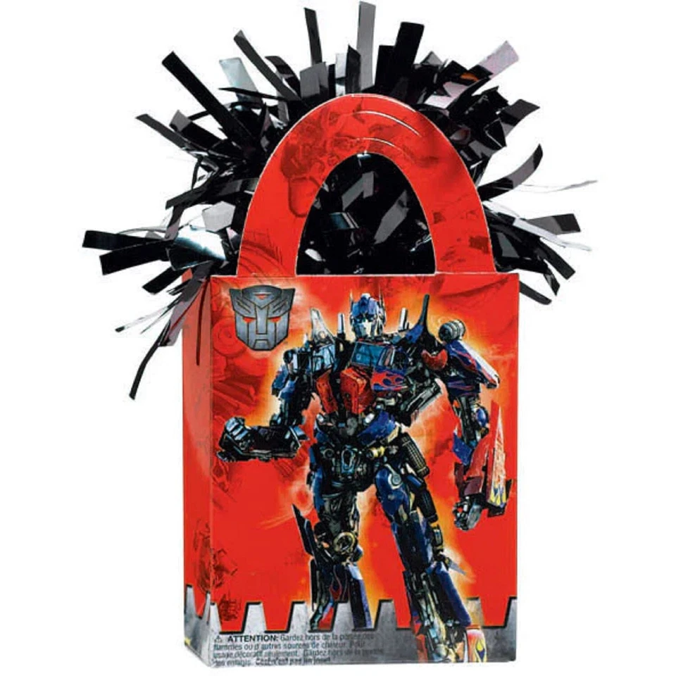 Transformers Película de Dibujos Animados Niños Fiesta de Cumpleaños Decoración Bolso Globo Peso Foto 1 de 1