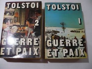 Guerre et Paix TOLSTOI 2 tomes en 2 volumes 1972 le livre de poches in 12 broché