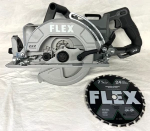 FLEX 24V 7-1/4 Rear Handle Circular Saw Brushless FX2141R (Bare Tool & blade) - Picture 1 of 5