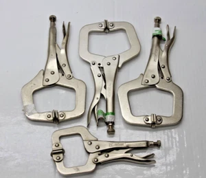 S/4 drehbare Pad Lock Grip Zange Klemmen (3) 11" & (1) 8-1/2" Schweißen Zange Werkzeuge - Bild 1 von 16