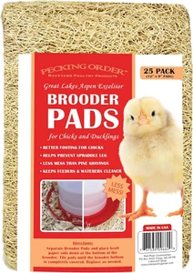 25 Pack Brooder Pads for Chicks, Absorbent, Ideal for Poultry & Hatchlings - Picture 1 of 3