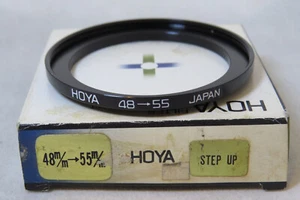 Hoya 48mm-55mm Step Up Ring - Vintage - Never Used - Rare - Picture 1 of 1