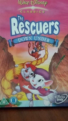 Walt Disney The Rescuers.Down Under DVD MOVIE * - image 1 of 3