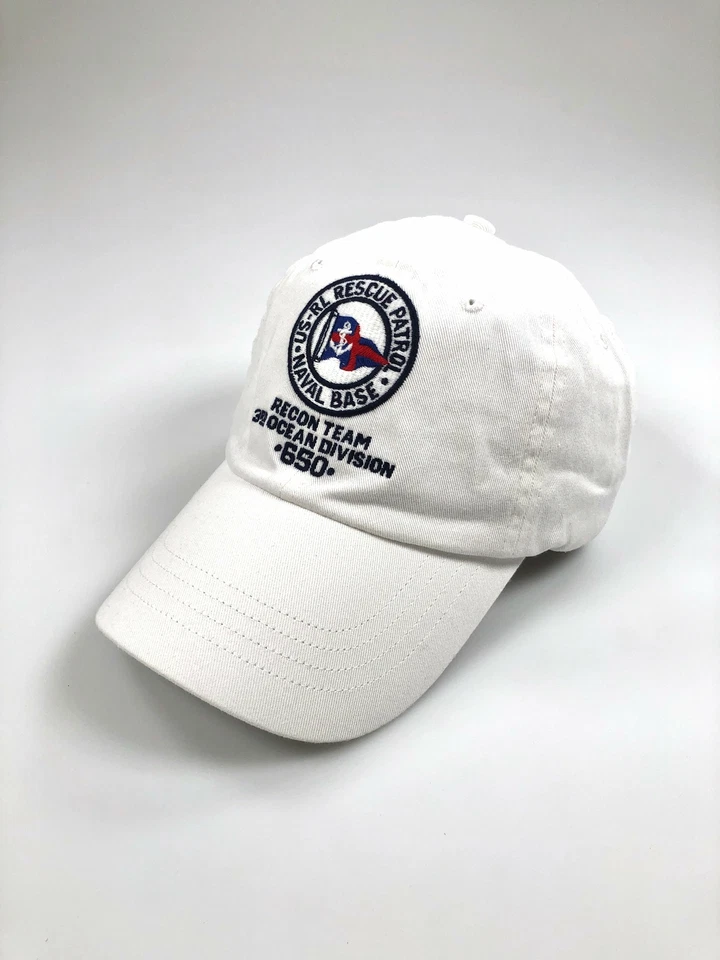 Polo Ralph Lauren Us-rl Rescue Patrol White Nautical Baseball Cap One Size