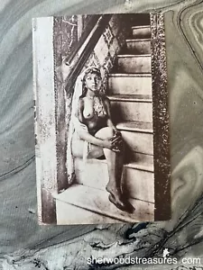 ETHNIC NUDE CPA AK Afrique du Nord. Type de femme 1910-1920s Original Postcard - Picture 1 of 3