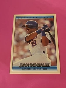 1992 Juan Gonzalez Donruss #393 - Picture 1 of 2