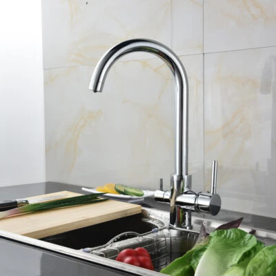 Three way 3in1 tap for osmosis systems water filter sink kitchen fittings - Image 1 of 4