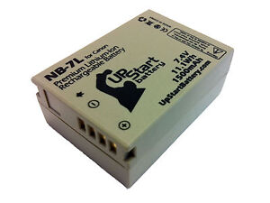 ~Battery for Canon Camera NB-7L CB-2LZ CB-2LZE PowerShot G10 G11 G12 SX30 IS~