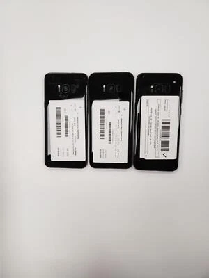 Lot Of 3 Unlocked Samsung Galaxy S8+ SM-G955U 64GB Black **READ** - Image 1 of 4