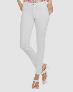 $109 NYDJ Women's White High Waist Stretch Denim Skinny Jeans Pants Size 16 - Picture 1 of 2
