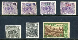 Französisch-Guayana 1905 - 1940 unbenutzt Lot - Bild 1 von 2