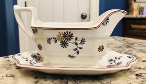 Barco Adams VERMONT Gravy con placa inferior y una taza de té EXCELENTE ESTADO - Imagen 1 de 7