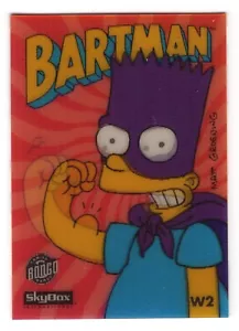 1994 SKYBOX INTERNATIONAL THE SIMPSONS SERIES 2 BARTMAN WIGGLE #W2 NM HOMER LISA - Picture 1 of 2
