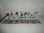 Group of 7 Starting Lineup Football figures loose with cards Slu
