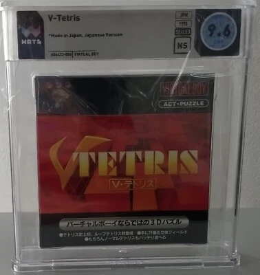 WATA 9.6 Graded Nintendo Virtual Boy Japanese V Tetris Unopend Box New Games - Image 1 of 2