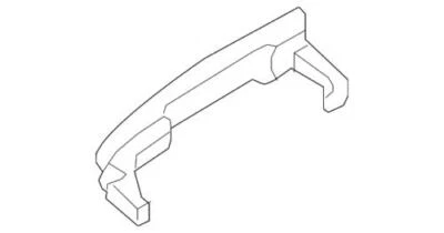 Conjunto de manija de puerta exterior original Ford 2010-2012 Taurus AG1Z-5422404-AA Foto 1 de 4