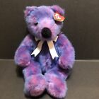 Ty Classic Teddy Bear Purplebeary Purple Plush Stuffed 13" w Tag 1999