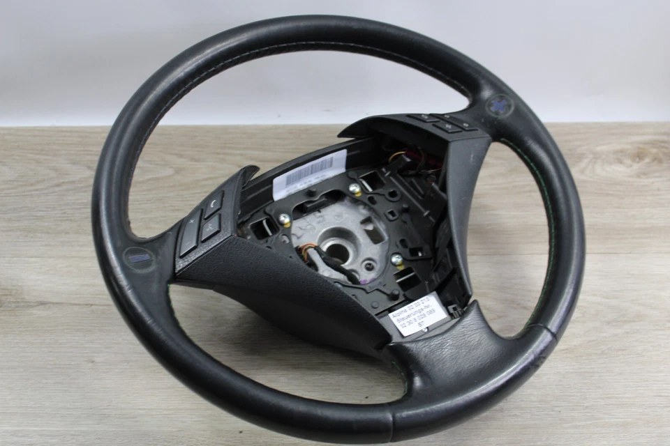 07-08 BMW E65 ALPINA B7 РУЛЕВОЕ КОЛЕСО СИНИЙ И ЗЕЛЕНЫЙ ШОВ OEM - Изображение 1 из 4