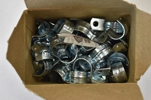 Emerson Appleton Neer One Hole EMT Strap Zinc Plated Steel 50 Pack 3/4" 1902 - Picture 1 of 7
