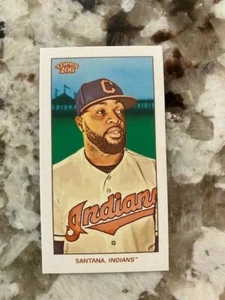 2020 TOPPS 206 SERIES 1 BASE CARD CLEVELAND INDIANS CARLOS SANTANA #23 - Picture 1 of 1