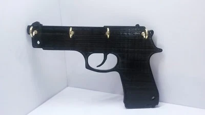 Pistola Beretta 96FS Pistola Pistola Llave Soporte Suspensión Entrada Ganchos de Pared Foto 1 de 4