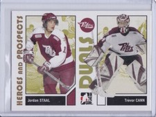 Jordan Staal Trevor Cann 2007 In the Game Heroes and Prospects Card 91